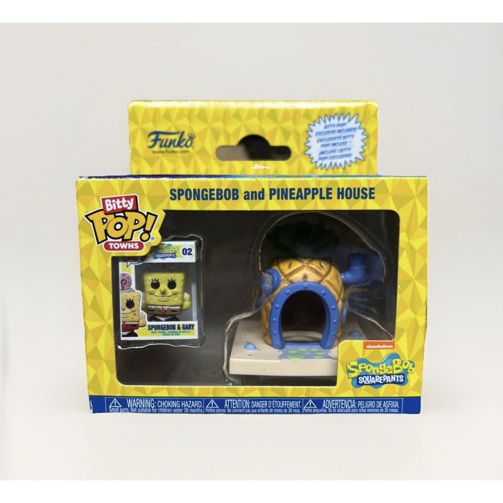 Funko Bitty POP! Town: SpongeBob & Pineapple House Figures